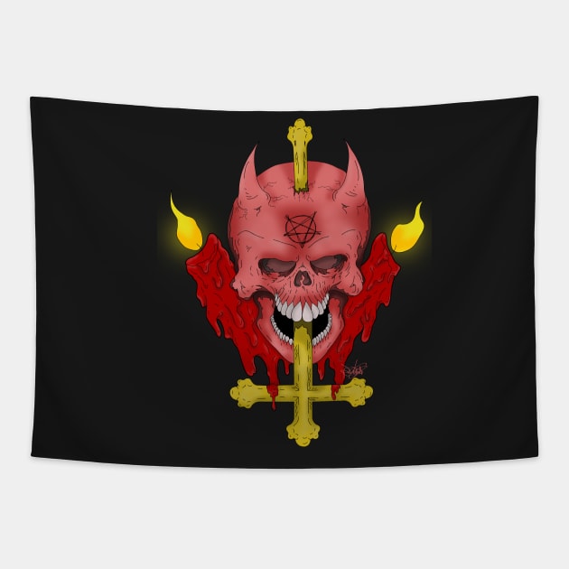 Pure Evil Tapestry by schockgraphics