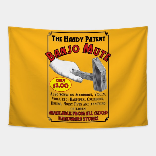 BANJO MUTE Tapestry by Armadillo Hat