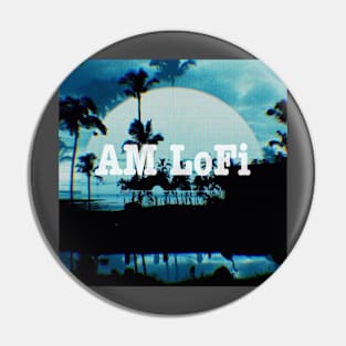 AM LoFi monochrome Hawai'i Pin