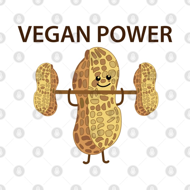 Peanut vegan power by spontania