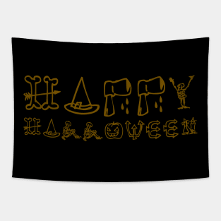 Happy Halloween Tapestry