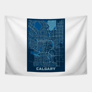 Calgary - Canada Peace City Map Tapestry