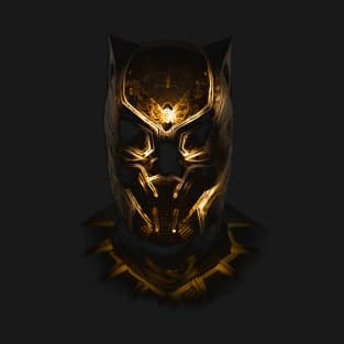 Black Panther Neon Style T-Shirt