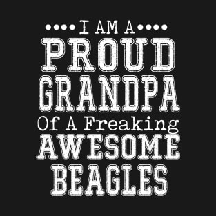 Proud Grandpa Of An Awesome Beagles T-Shirt