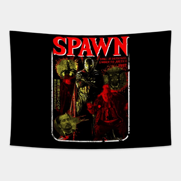 Spawn - Born In Darkness Tapestry by WithinSanityClothing