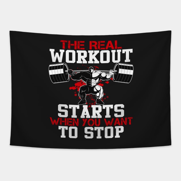 The real workout starts when you want to stop Tapestry by TEEPHILIC