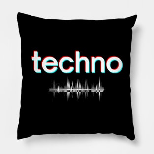 Techno Music Pillow