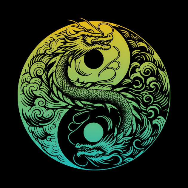 Yin yang dragon by Mechanime World