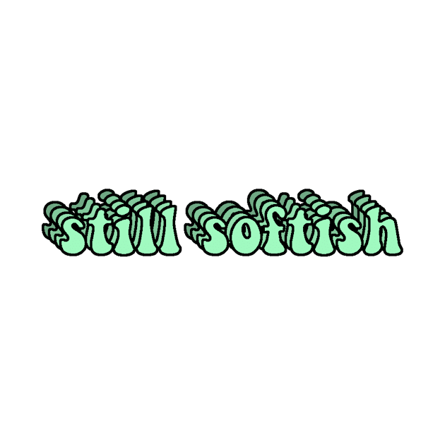 Mint Green Still Softish Sticker by Lauren Cude