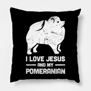 Pomeranian - Funny Jesus Christian Dog Pillow