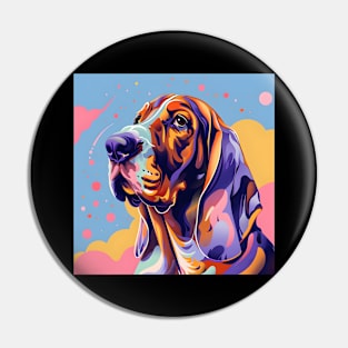 Bloodhound in 70's Pin