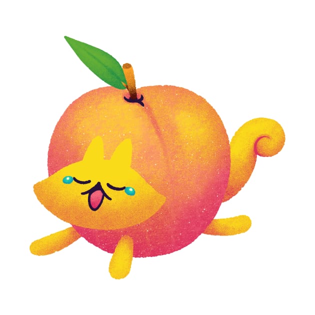 Peach Cat by knitetgantt