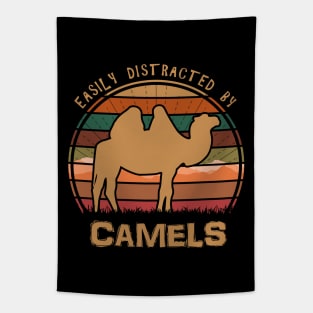 Easily Distracted By Camels Tapestry