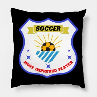 most improved player soccer Pillow