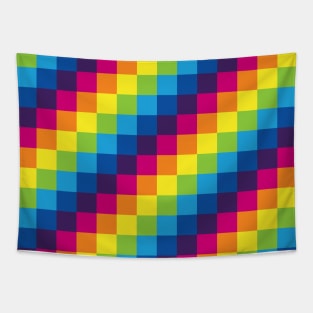 Rainbow Blocks Tapestry