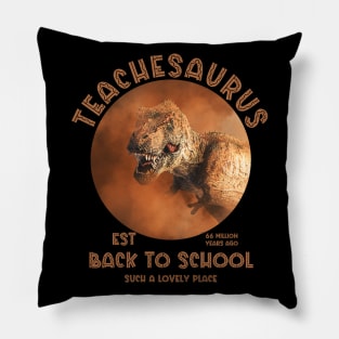 Teachesaurus Pillow