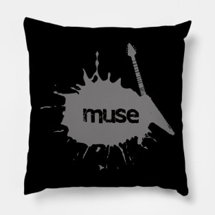 vintage muse band Pillow