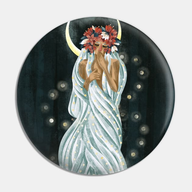 Moon Pin by Marta’s Reveries