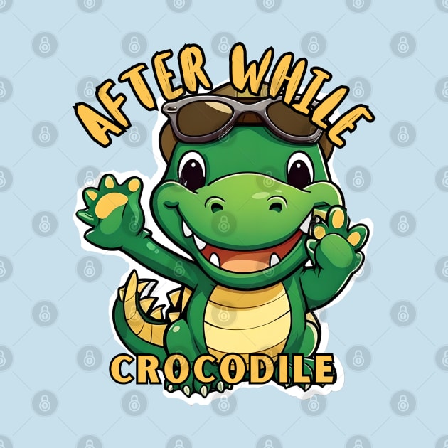 CROCODILE WAVING GOODBYE by Gone Retrograde