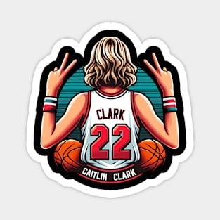 Caitlin Clark Retro Magnet