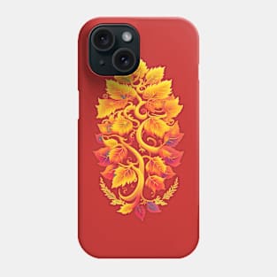 Golden leaves Phone Case