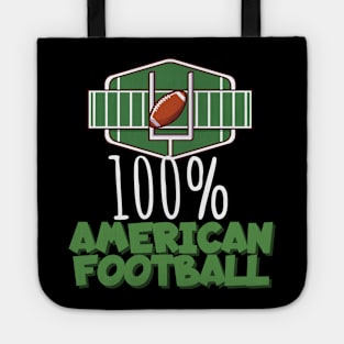 100% American football Tote