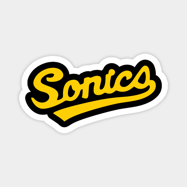 Seattle Sonic Best Logo Magnet by zanoradhitian