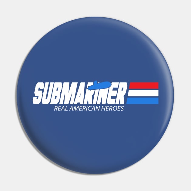 Submariner Hero Pin by RelevantArt