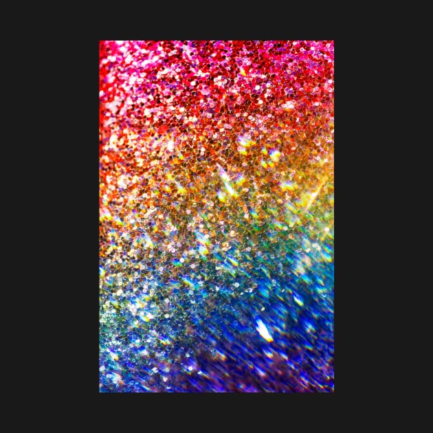 Rainbow glitter with prism effect by karinelizabeth