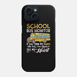 Student Delivery Specialist School Bus Monitor Phone Case