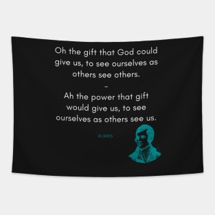 Robert Burns Quote Tapestry