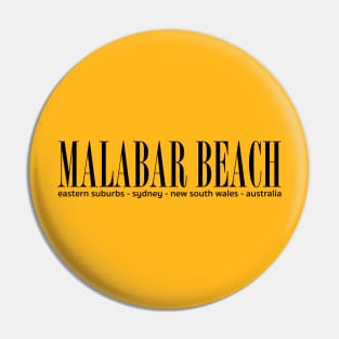 Malabar Beach address Pin