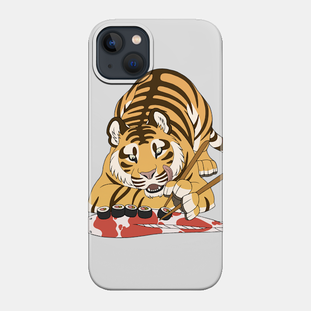 Sushi Tiger - Tiger - Phone Case