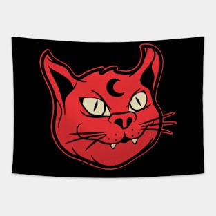 Little Devil Cat Tapestry