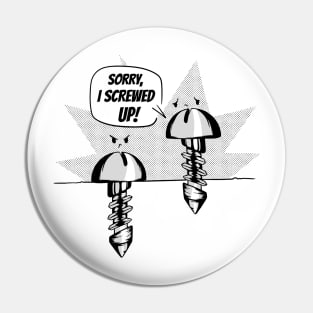 Funny screws pun Pin