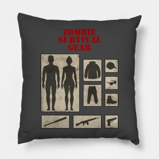 Zombie Survival Gear Pillow