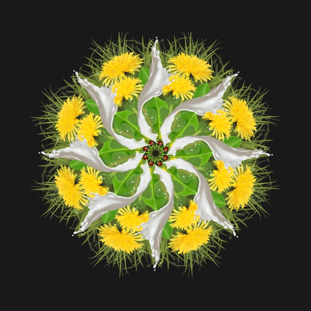 Yellow Summer Mandala by burenkaUA