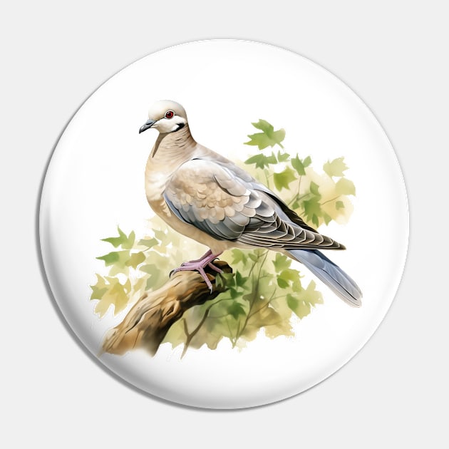 Collared Dove Pin by zooleisurelife