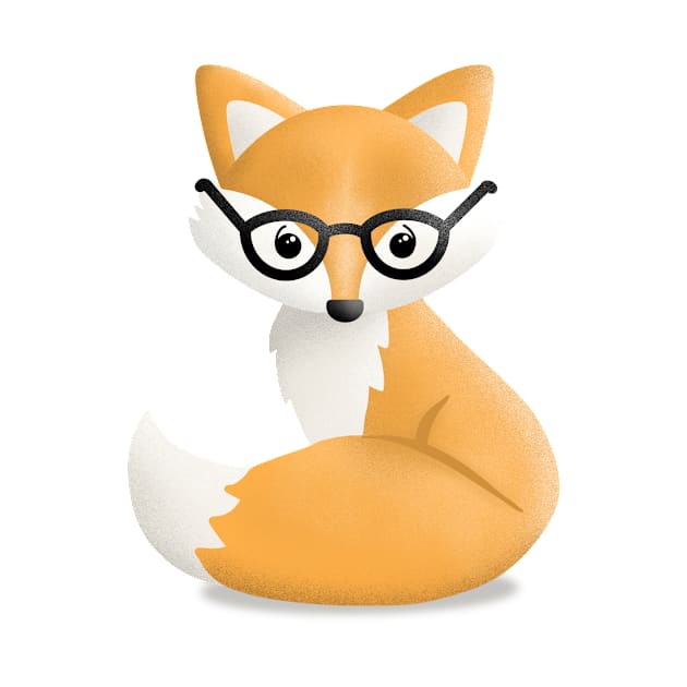 Cute Fox by Crystal-Lee Howley Art