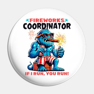 Fireworks Coordinator Pin