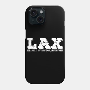 LAX Los Angeles International US  Airport Code Phone Case