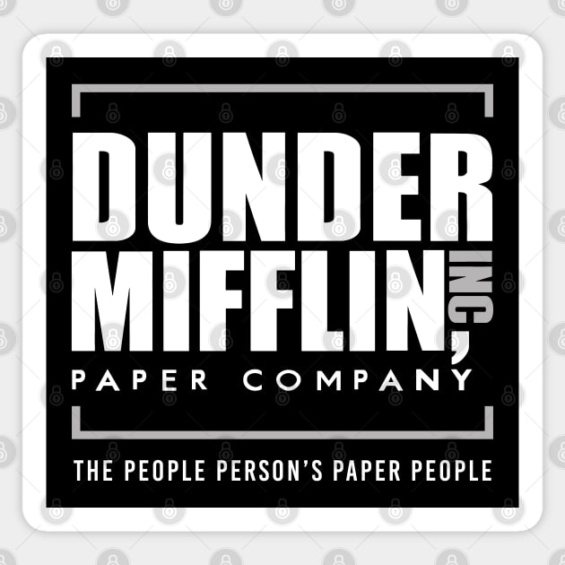 Dunder Mifflin Paper Company, Inc. Logo Vinyl Sticker - Official The Office  Merchandise