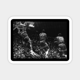 BASKETBALLART -JORDAN BLACK WHITE 13 Magnet