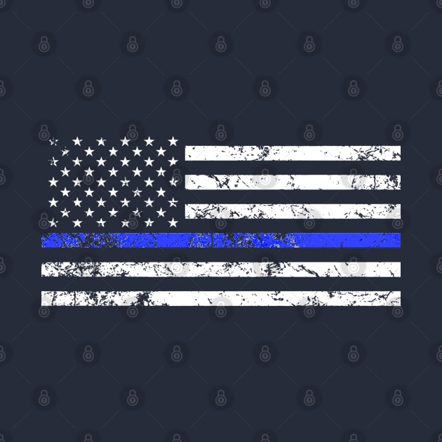 Thin Blue Line Policeman by Scar