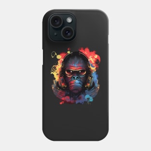 Anime Cyber Ape (Sci-Fi Ape Vintage Retro Future Design Cyberpunk Space Ape) Phone Case