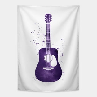 Dreadnought Style Acoustic Guitar Universe Texture Tapestry