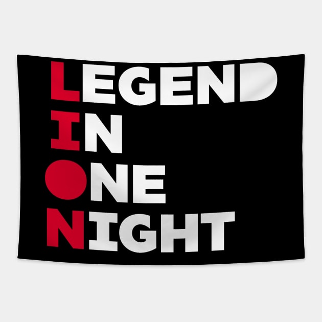 LION Legend In One Night Tapestry by arichutfles