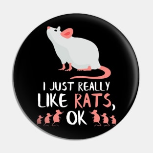 I just really like Rats ok Pin