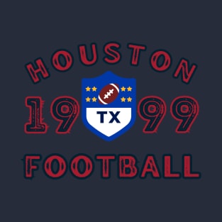 Houston Football Vintage Style T-Shirt