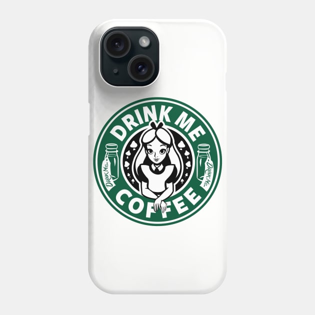 Drink Me Coffee Phone Case by Ellador